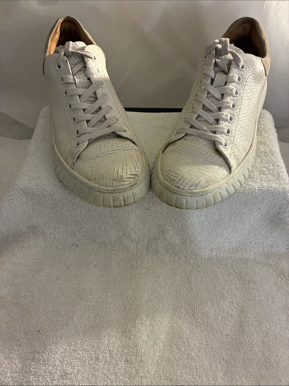 Sofft Farra woven Women’s Platform white/off white sneaker